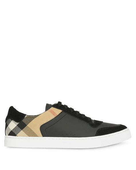 burberry black leather|Burberry clear leather sneakers.